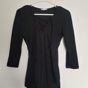 black tie body suit